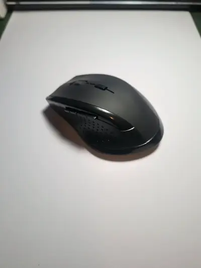 Mouse inalámbrico negro ergonómico - miniatura 3