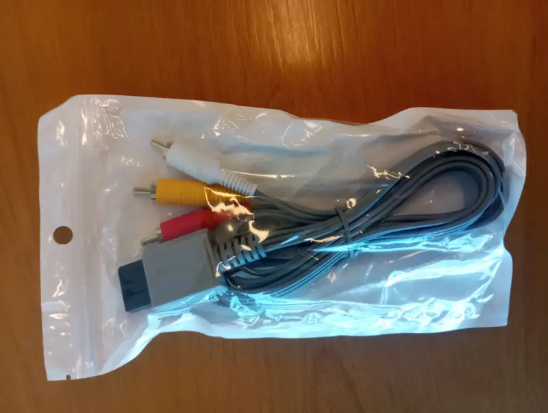Cable AV RCA para Nintendo Wii