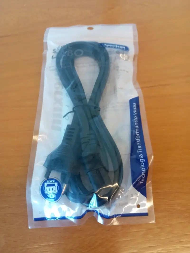 Cable de alimentación eléctrica tipo 8