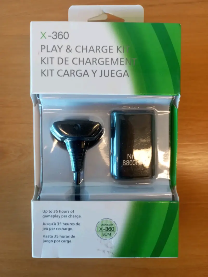 Kit Carga y Juega Xbox - 360