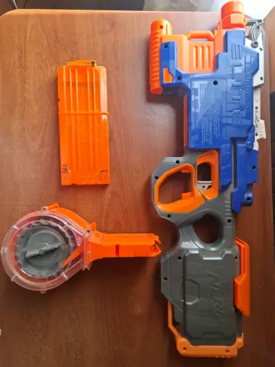 Lanzador Nerf Hyperfire Elite con cargador - miniatura 3