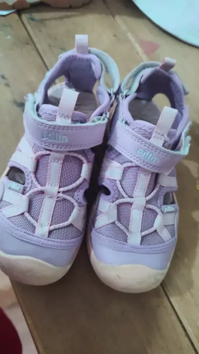 Sandalias para niña color lila Pillin talla 27 - miniatura 2