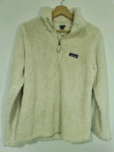 Polar beige con cierre Patagonia para mujer - miniatura 1