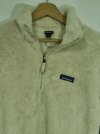 Polar beige con cierre Patagonia para mujer - miniatura 2