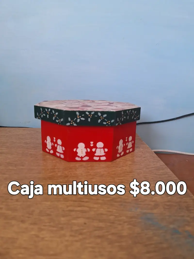 Reloj navideño decorativo con diseño festivo - 3