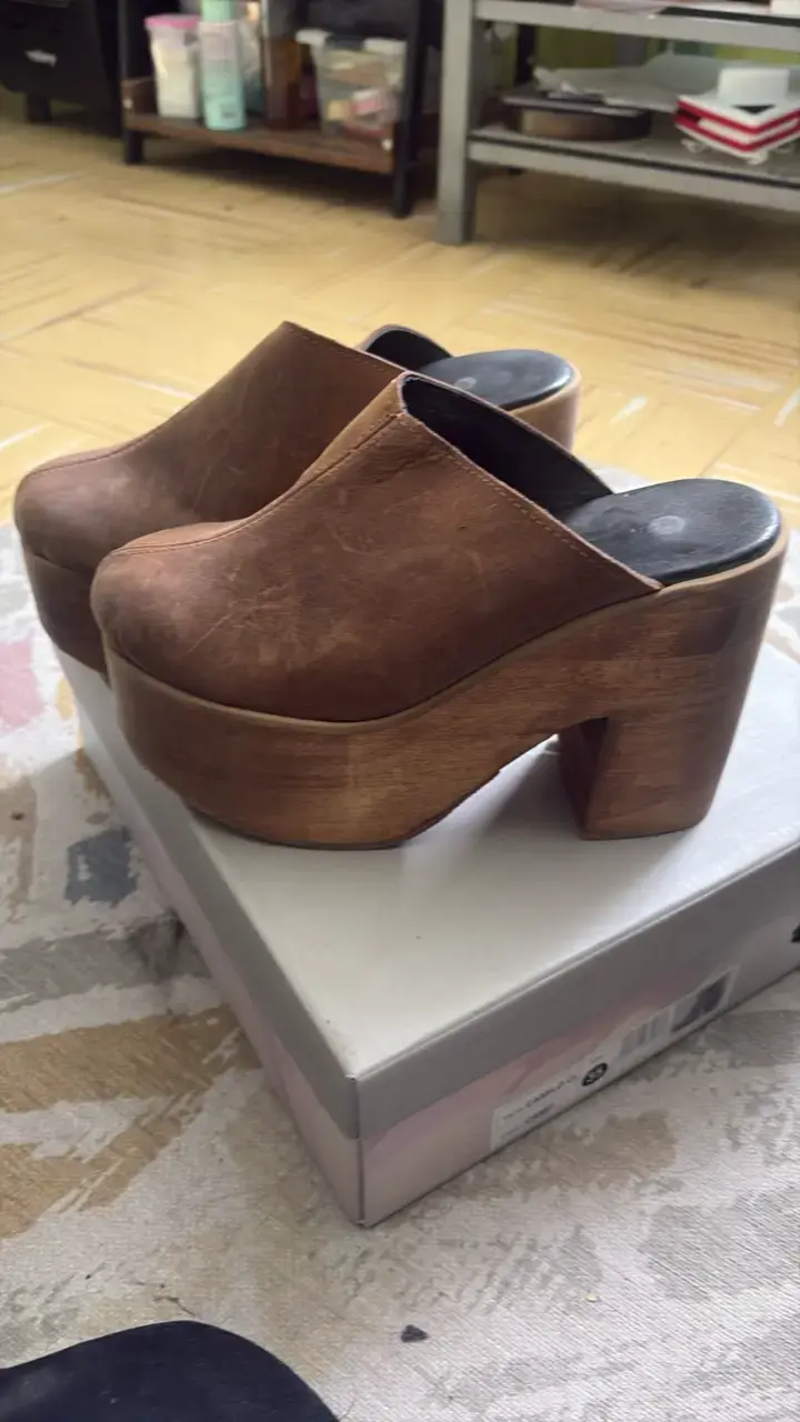 Botines de tacón alto en cuero DMT y gamuza - 5