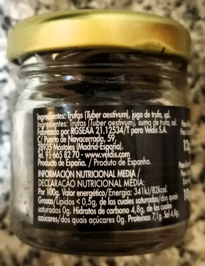 Frasco trufa negra Fronda 10 grs. (Tuber aestivum) - 5