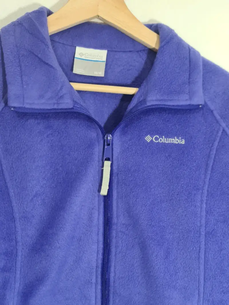 Chaqueta polar morada Columbia para niña - 2