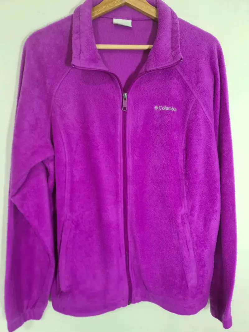 Chaqueta polar morada Columbia para mujer - 1