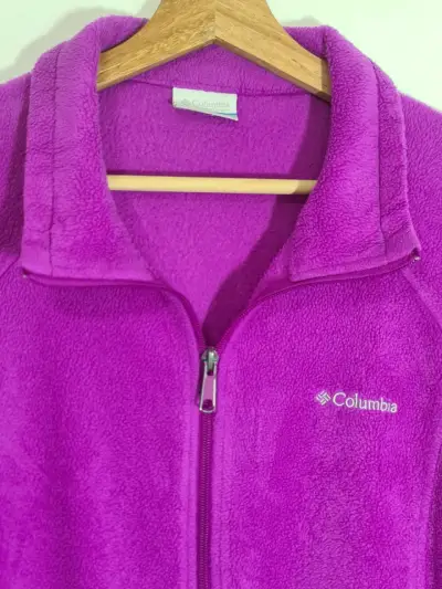 Chaqueta polar morada Columbia para mujer - miniatura 2