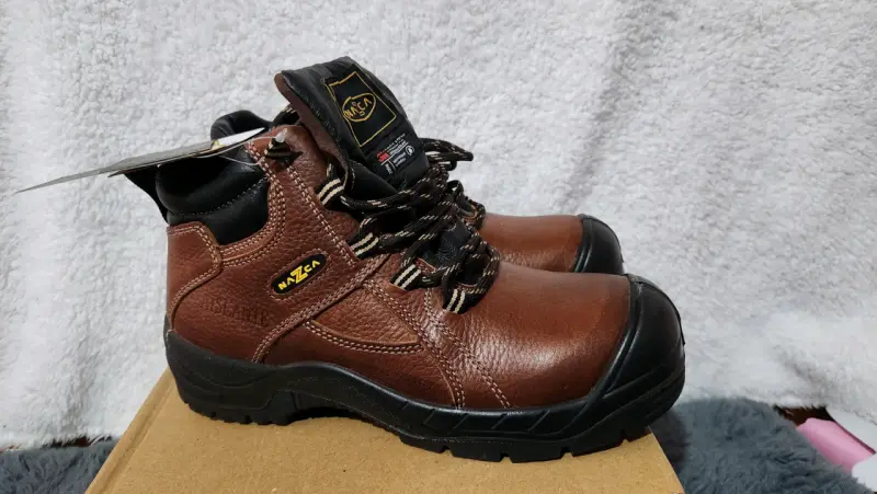 Botas de Seguridad Nazca Marrón con Punta de Acero - 1