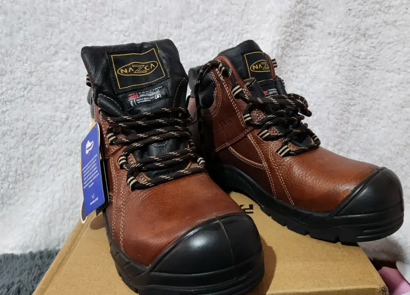 Botas de Seguridad Nazca Marrón con Punta de Acero - 2