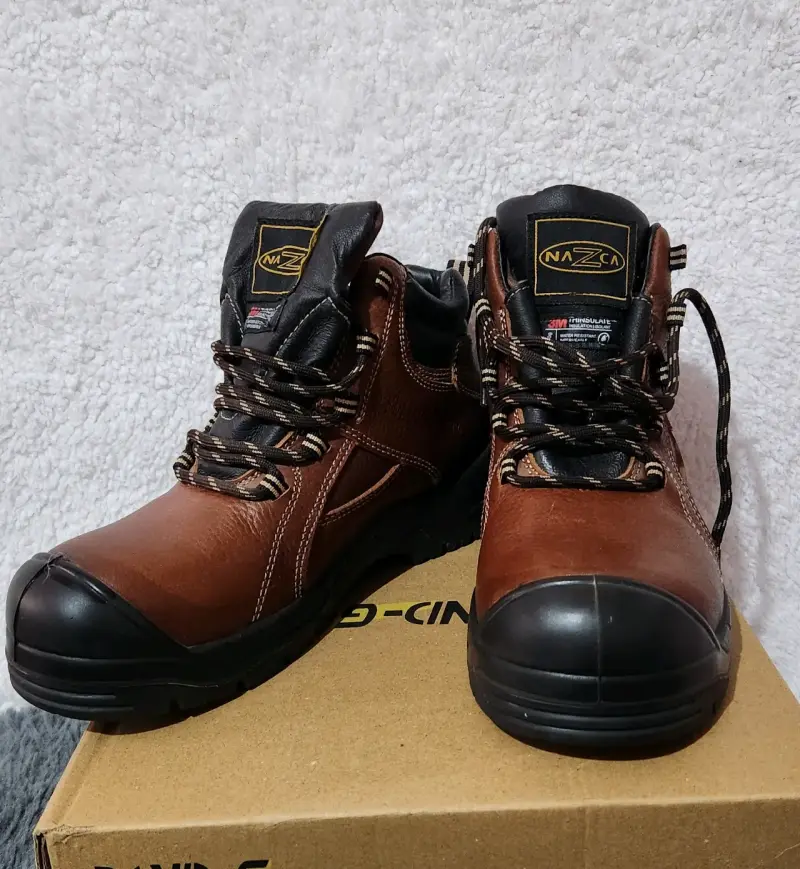 Botas de Seguridad Nazca Marrón con Punta de Acero - 5