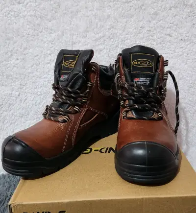 Botas de Seguridad Nazca Marrón con Punta de Acero - miniatura 5