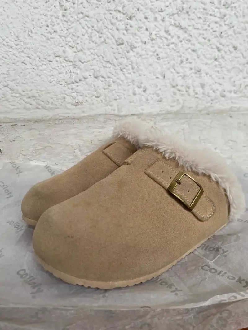 Zapatillas de casa con forro de piel sintética - 1