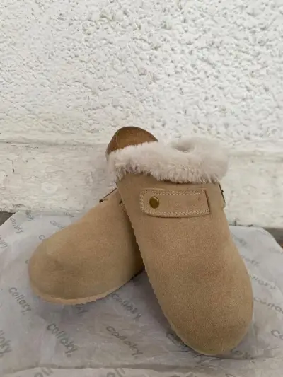 Zapatillas de casa con forro de piel sintética - miniatura 2