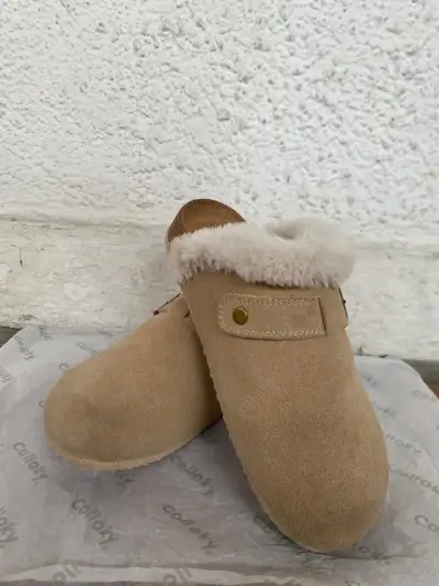 Zapatillas de casa con forro de piel sintética - miniatura 3