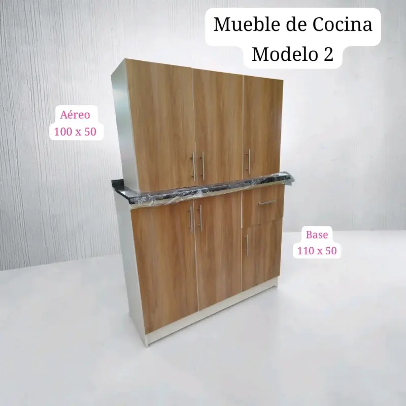 Cocina Empotrada a Medida con Muebles y Lavaplatos - 2