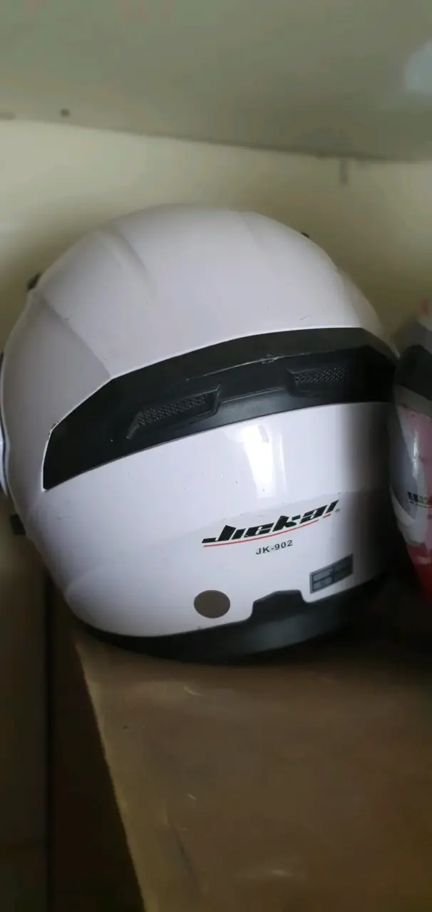 Casco de moto blanco Jiekai JK-902 - 3
