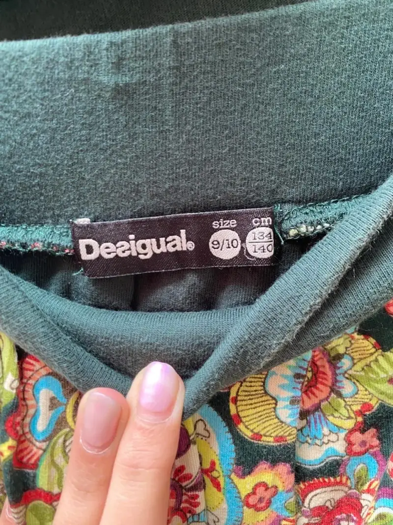 Conjunto Desigual para Niña con Estampado Floral - 2