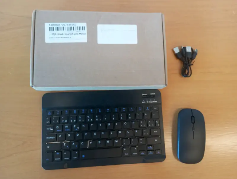 Combo teclado y mouse inalámbrico español Bluetoot