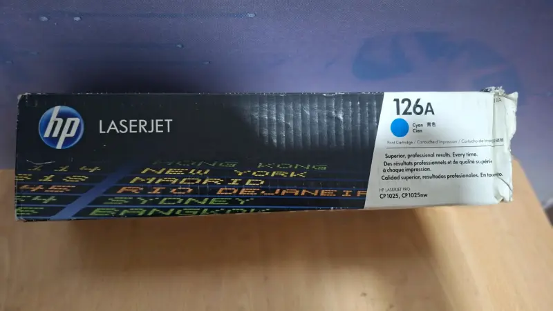 Cartucho de Tóner HP 126A Cian para LaserJet - 1