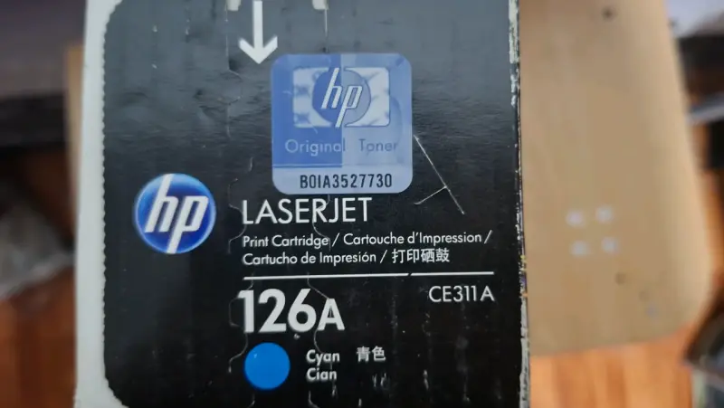 Cartucho de Tóner HP 126A Cian para LaserJet - 3