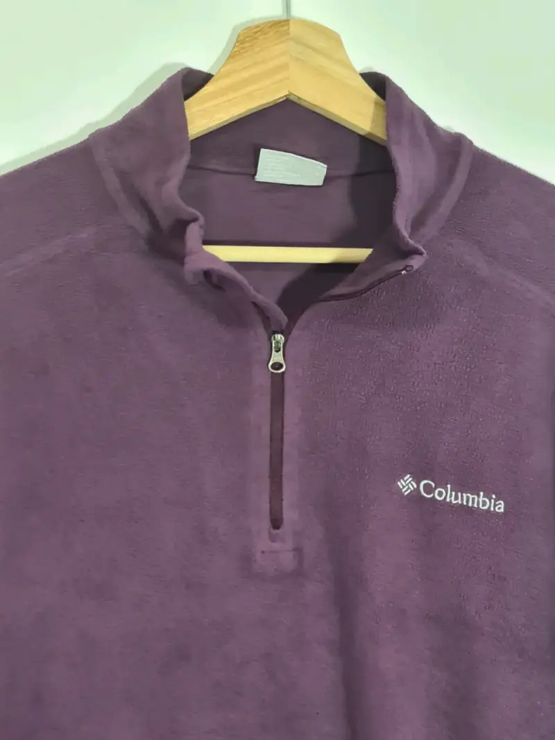 Polar de hombre Columbia morado con cierre - 2
