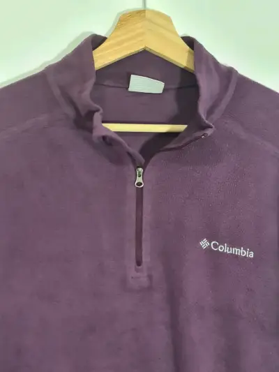 Polar de hombre Columbia morado con cierre - miniatura 2