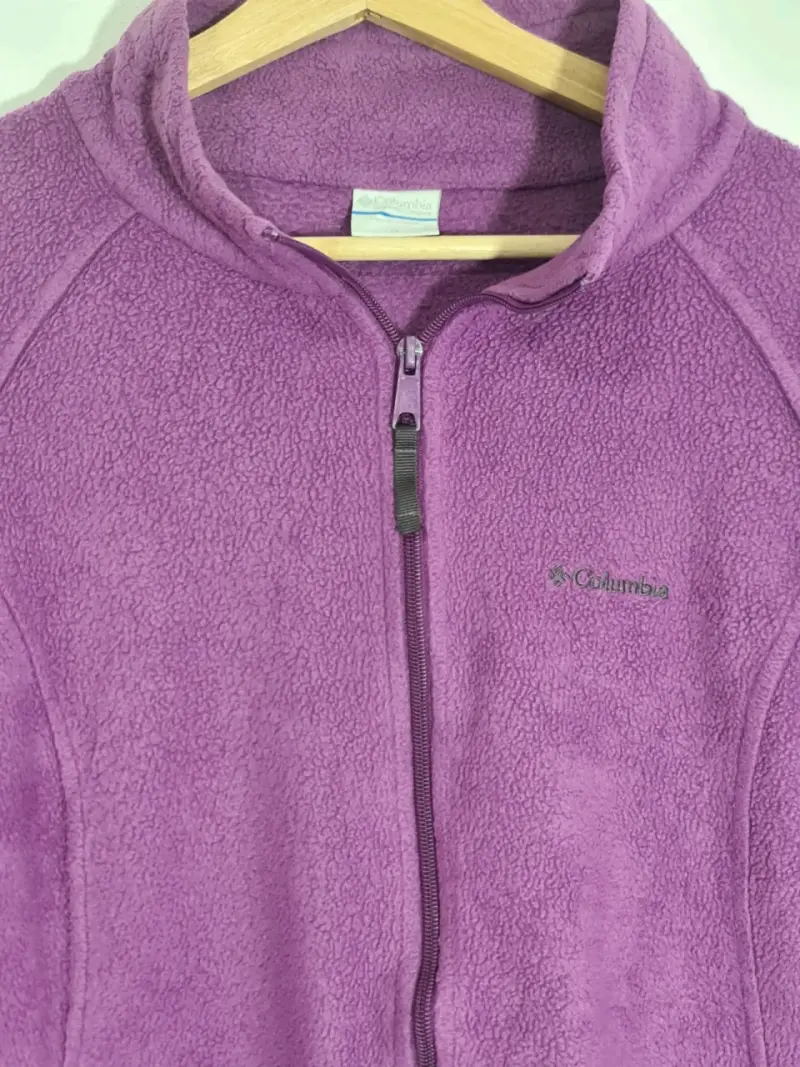 Chaqueta polar morada Columbia para mujer - 2