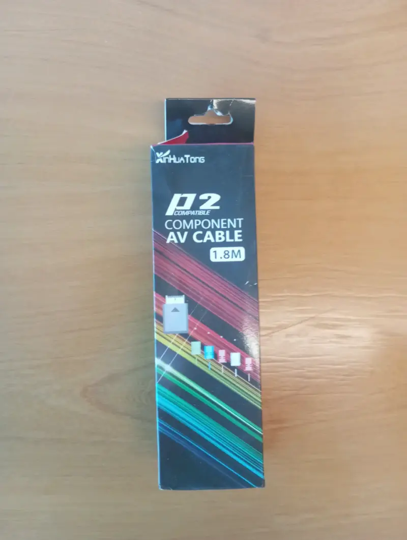 Cable AV Componente PS2 1.8M