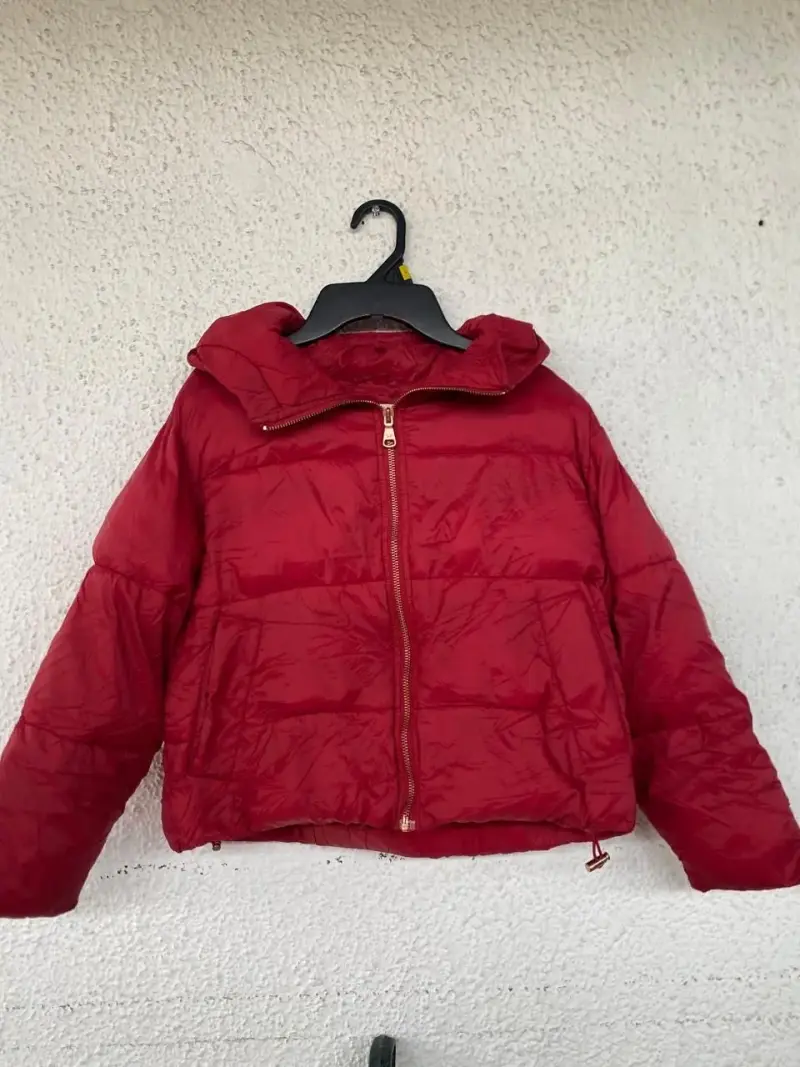 Chaqueta acolchada roja para mujer talla 8 - 1