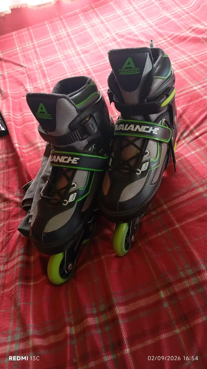 Patines en línea Avalanche negros y verdes - 3