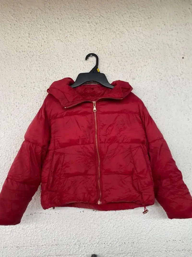 Chaqueta acolchada roja para mujer talla 8 - 2
