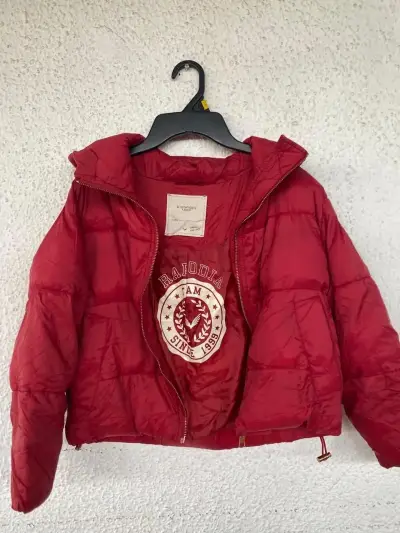 Chaqueta acolchada roja para mujer talla 8 - miniatura 3