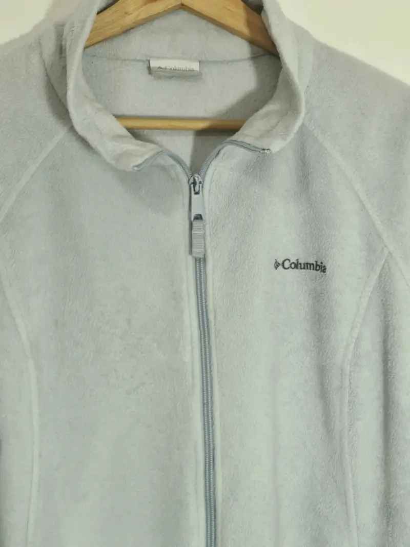 Chaqueta polar Columbia gris para mujer - 2