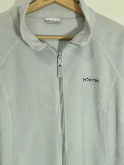 Chaqueta polar Columbia gris para mujer - miniatura 2