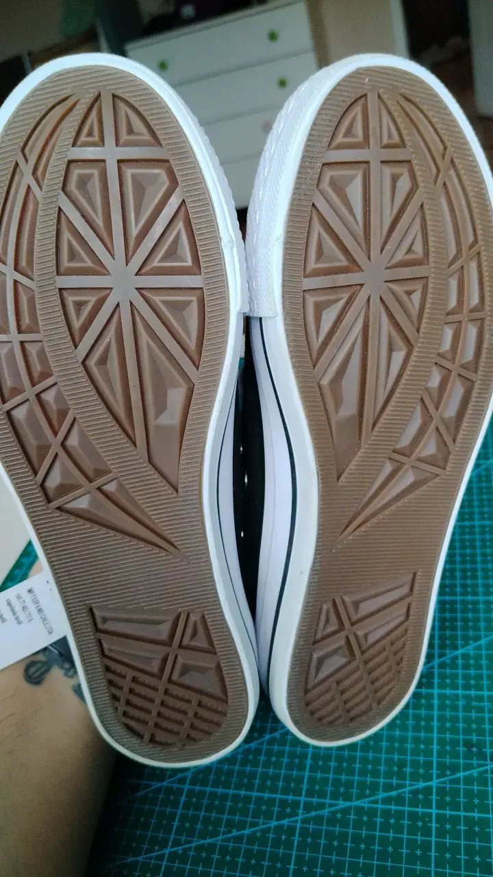 Zapatillas negras de lona para mujer talla 36 - 5