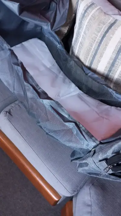 Mochila multifuncional gris para bebé, nueva sin u - miniatura 4