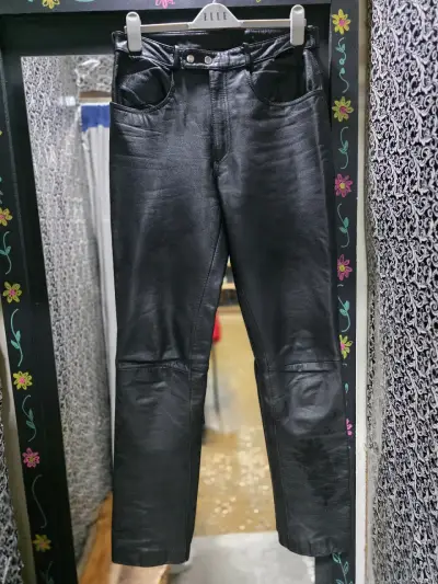 Pantalón de cuero negro para Varón - miniatura 1