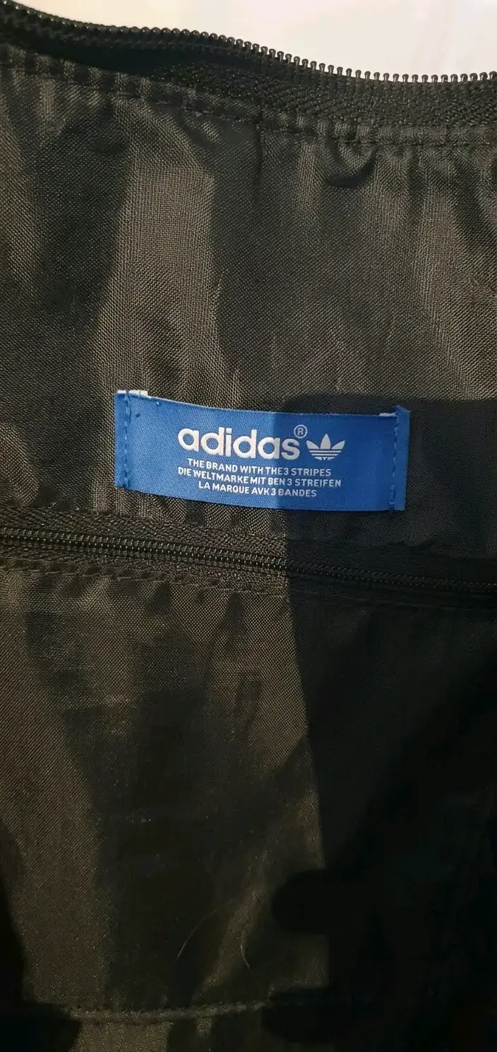 Bolso tote floral Adidas negro - 6