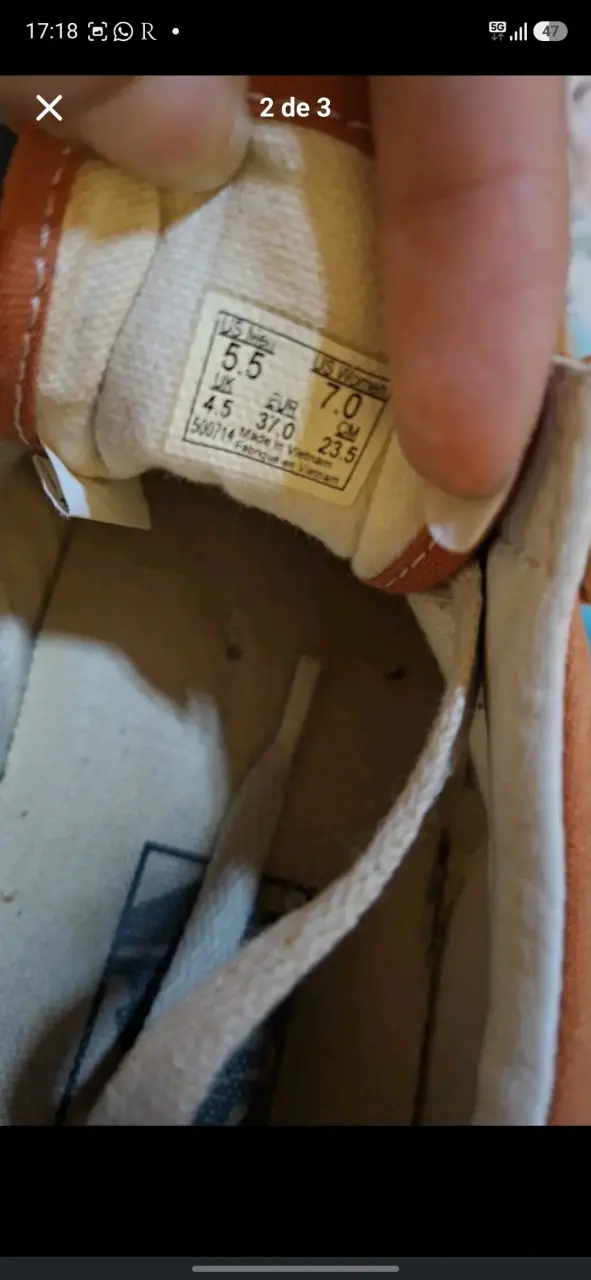 Zapatillas vans número 37 - 2
