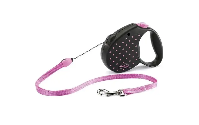 Correa retractil Flexi rosa