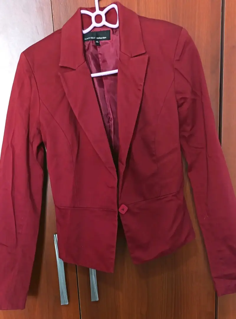 Blazer rojo mujer talla XS - 1