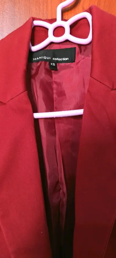 Blazer rojo mujer talla XS - miniatura 2