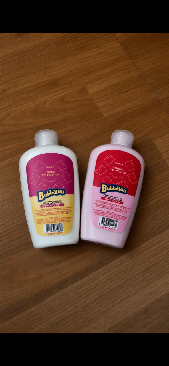 Pack de cremas de peinar Bubbaluu Tutti Frutti y Frutilla
