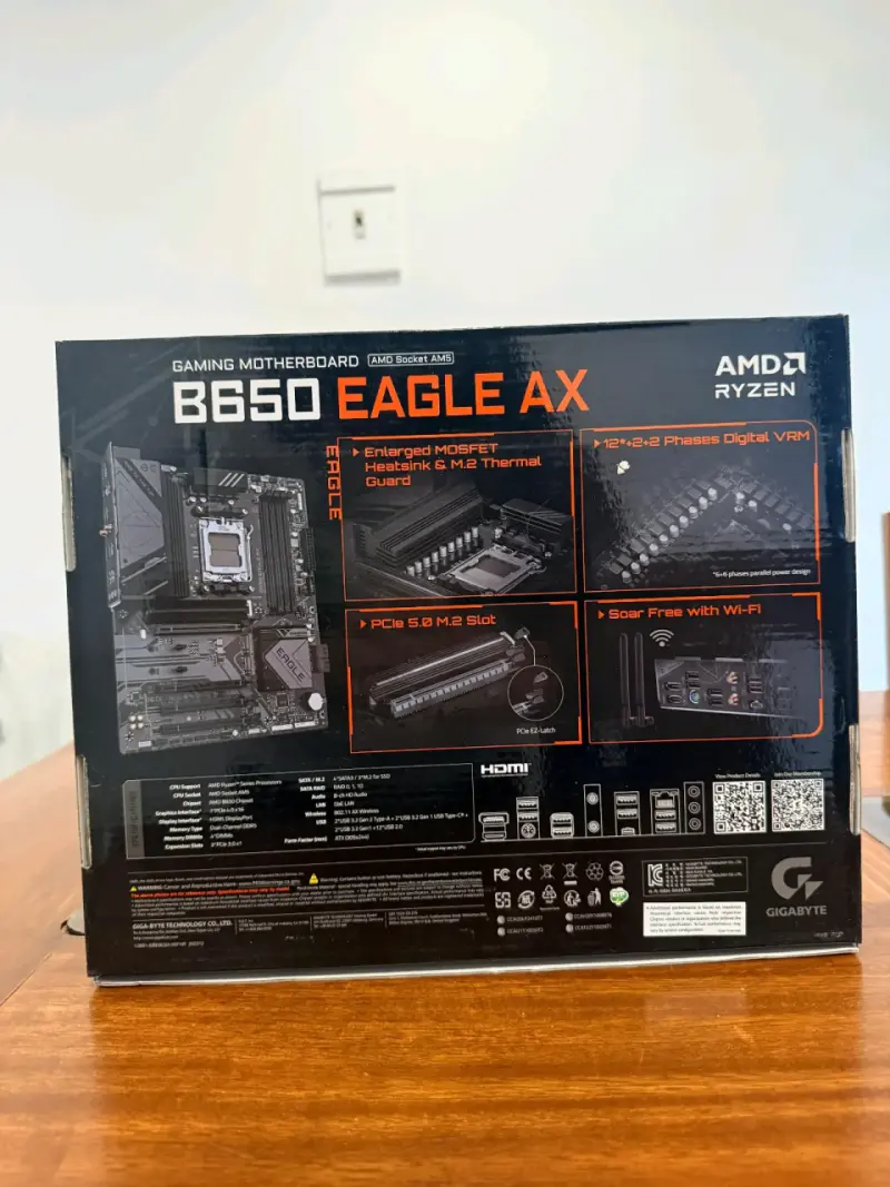 Placa Madre Gigabyte B650 EAGLE AX AM5 DDR5 WiFi - 3