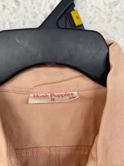 Chaqueta beige bordada Hush Puppies para mujer - miniatura 3