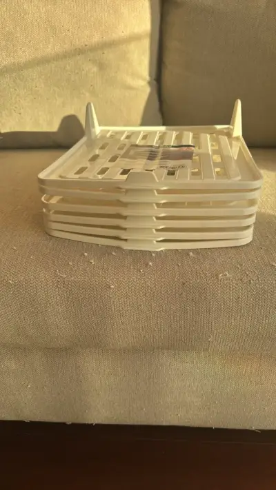 Organizador de ropa apilable Gondol blanco - miniatura 2