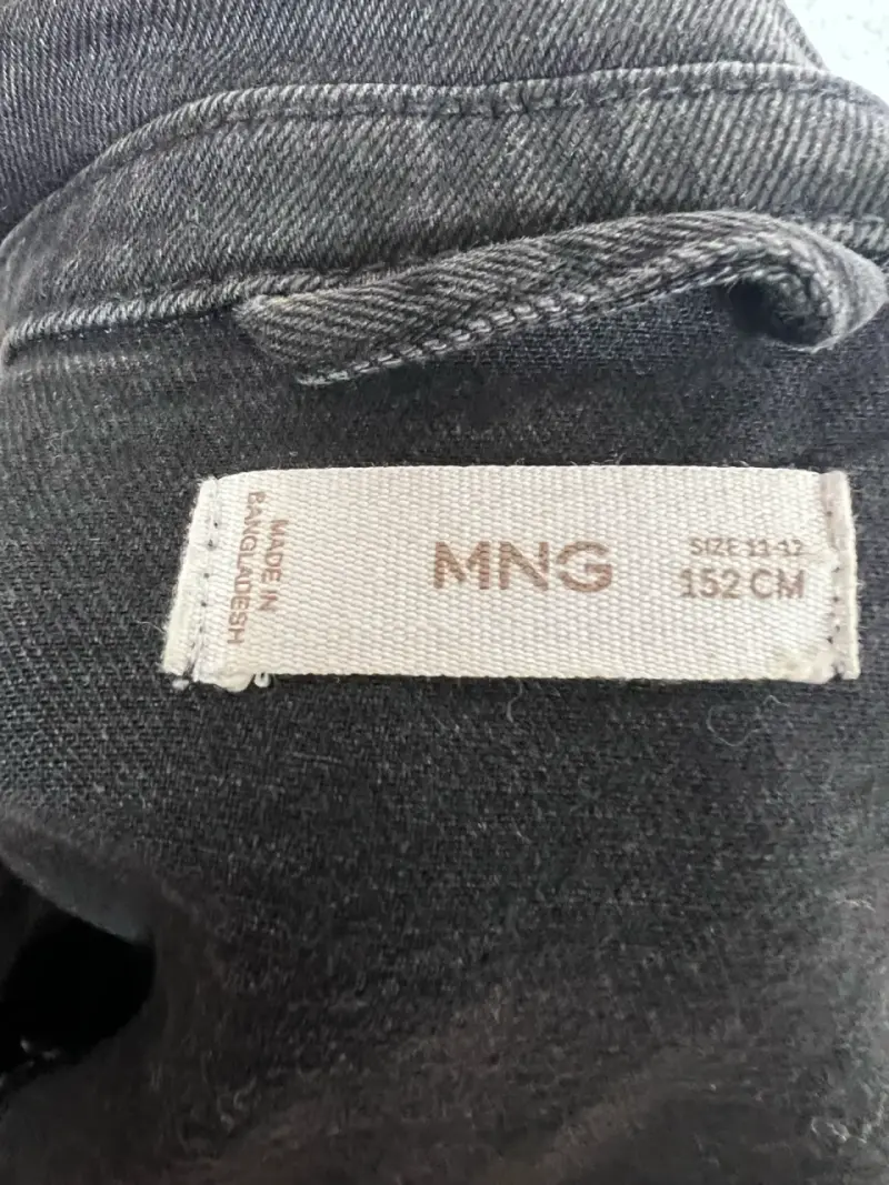 Chaqueta de mezclilla negra MNG para mujer - 3